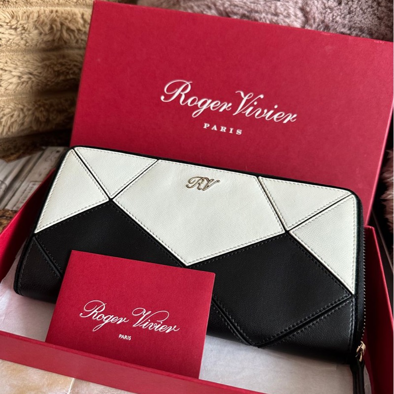 Roger Vivier 黑白拼色長夾｜閑置-9