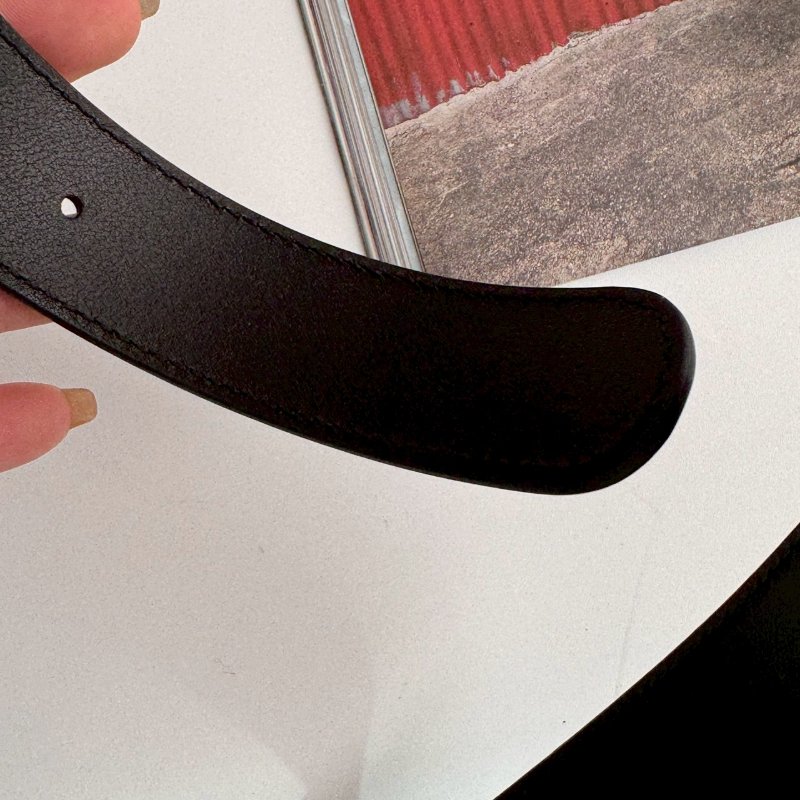 ✨穿搭必買超百搭✨Gucci 復古銀百搭皮帶（95）-3