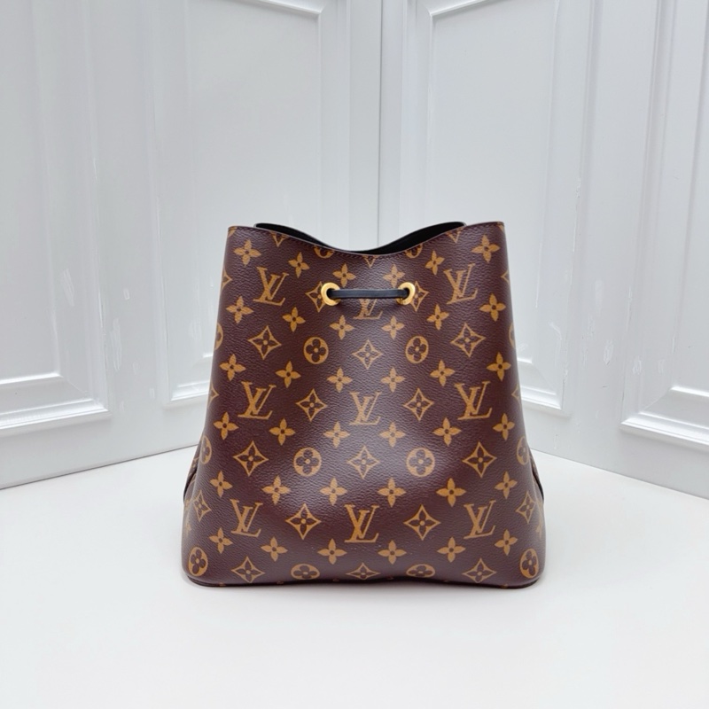 LV 經典老花黑水桶包Neonoe MM-2