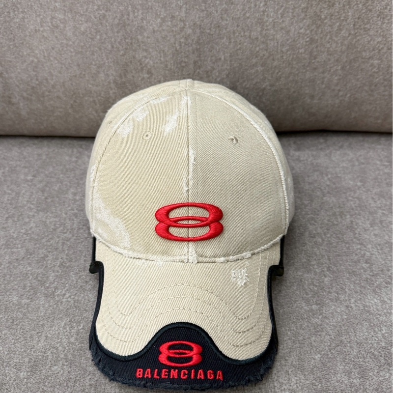 巴黎世家雙環破壞帽帽-0