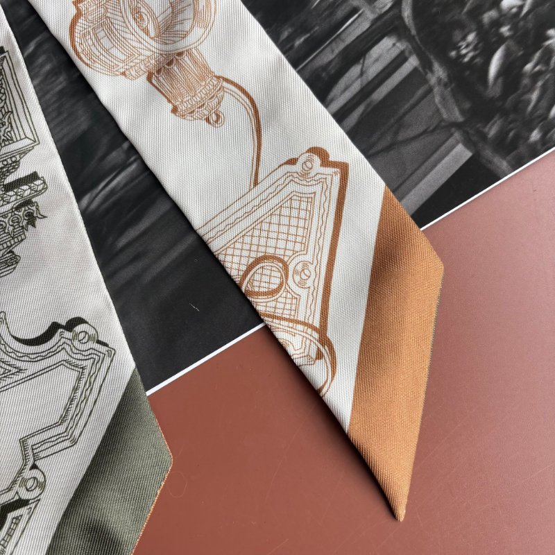 ::HERMES:: Twilly Merveilleuses Lanternes 特威利·梅爾維爾斯的燈籠 奶油白色系-2