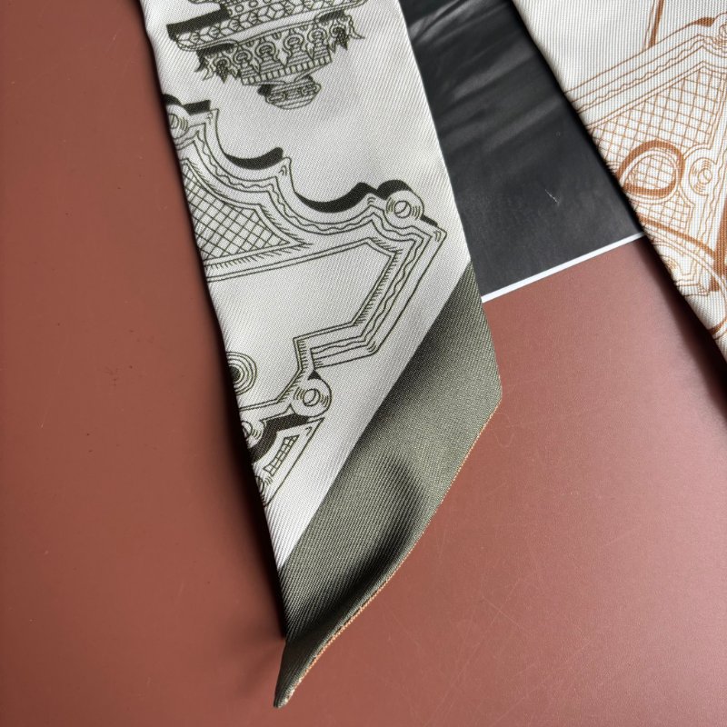 ::HERMES:: Twilly Merveilleuses Lanternes 特威利·梅爾維爾斯的燈籠 奶油白色系-3