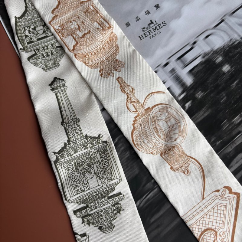 ::HERMES:: Twilly Merveilleuses Lanternes 特威利·梅爾維爾斯的燈籠 奶油白色系-4