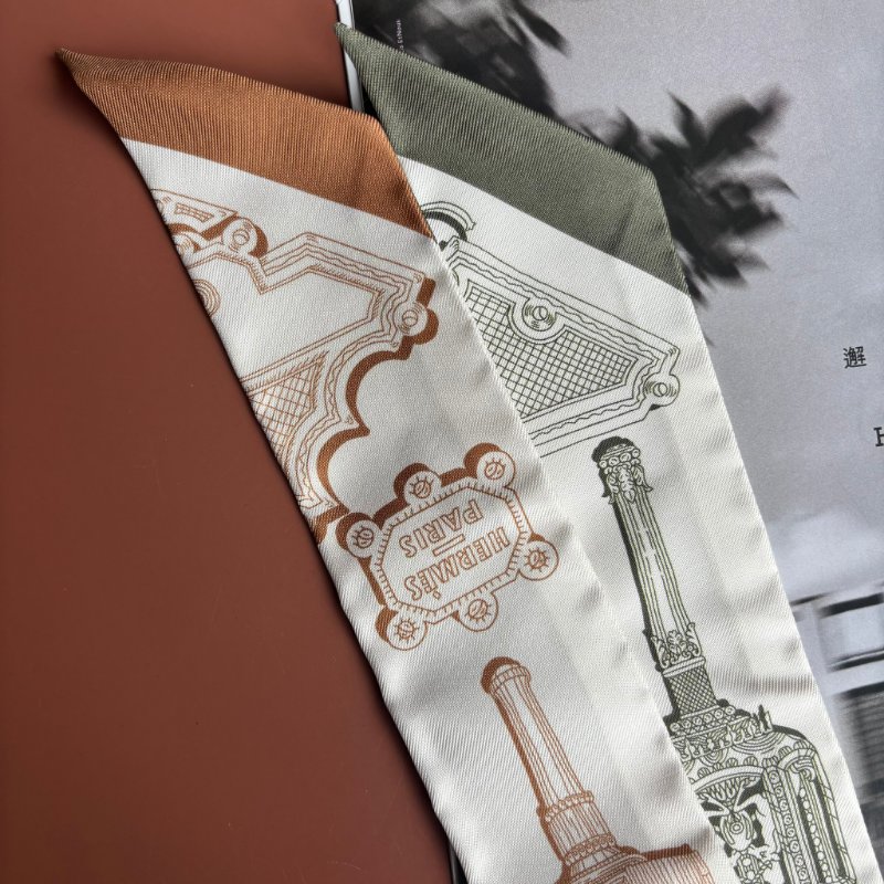 ::HERMES:: Twilly Merveilleuses Lanternes 特威利·梅爾維爾斯的燈籠 奶油白色系-5