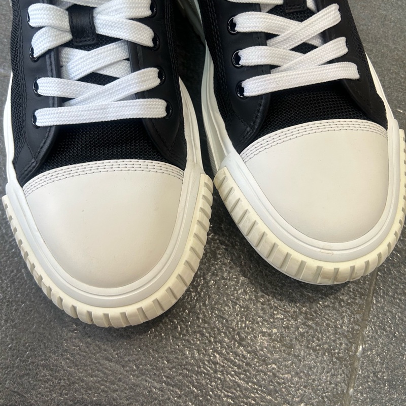 LV/路易威登  黑色車輪底厚底鞋 帆布鞋 41碼  無附件-3