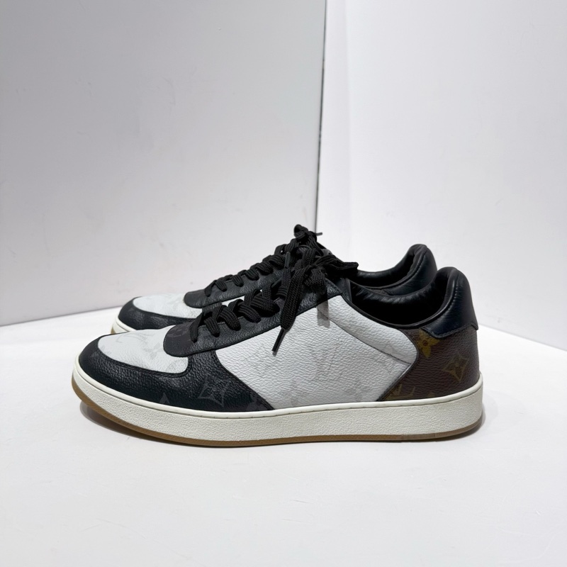 路易威登/Louis Vuitton Rivoli 7碼 41碼低幫板鞋運動鞋三色老花拼色-0