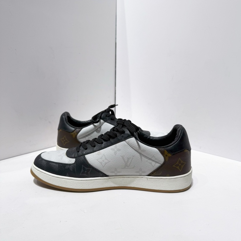 路易威登/Louis Vuitton Rivoli 7碼 41碼低幫板鞋運動鞋三色老花拼色-5