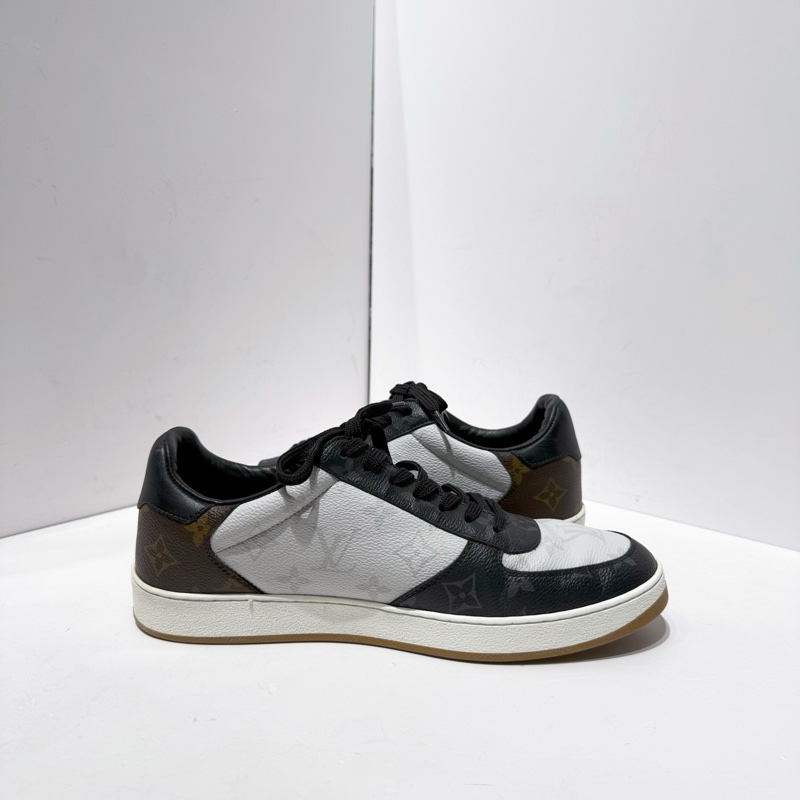 路易威登/Louis Vuitton Rivoli 7碼 41碼低幫板鞋運動鞋三色老花拼色-6