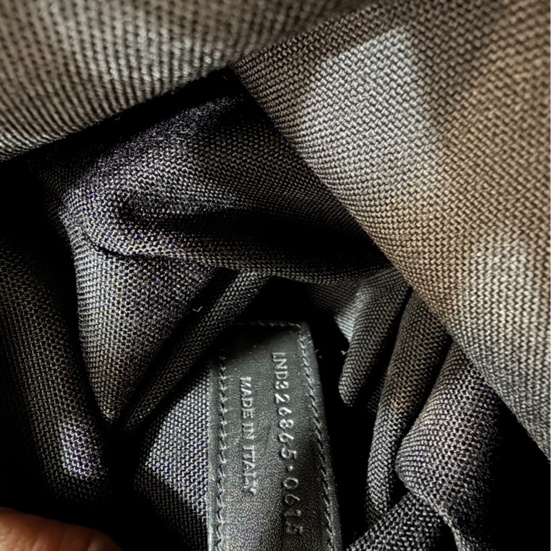 Yves Saint Laurent 聖羅蘭 YSL 黑色 尼龍 後背包 雙肩包 肩背包-18