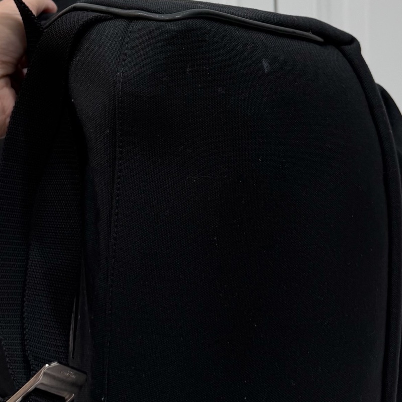 Yves Saint Laurent 聖羅蘭 YSL 黑色 尼龍 後背包 雙肩包 肩背包-24