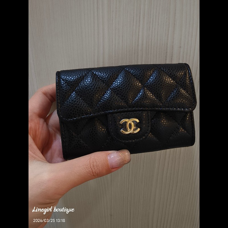 香奈兒 經典Logo 零錢包/卡包-3