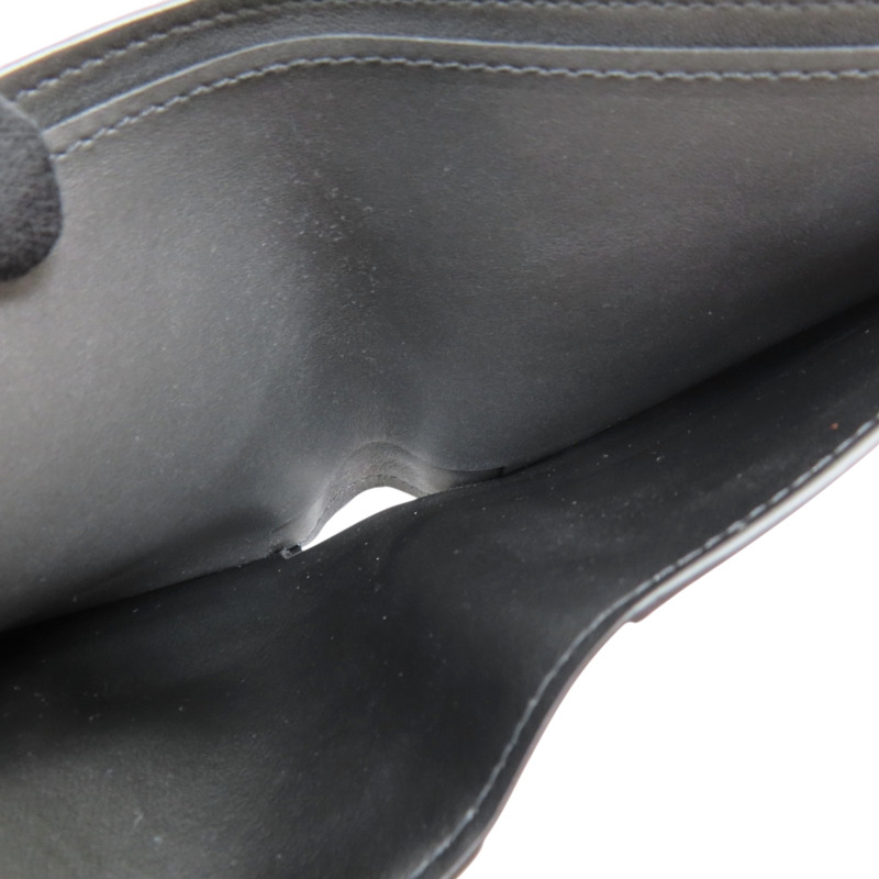 黑色 壓紋牛皮 原花 Multiple 短夾【LOUIS VUITTON LV 路易威登】 M62901-5