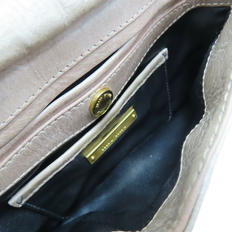 棕色 牛皮 Pattina 肩背包【MIU MIU 繆繆】 RP0290-6