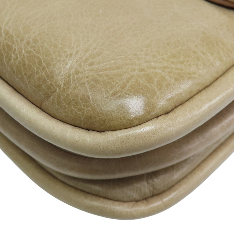 棕色 牛皮 Pattina 肩背包【MIU MIU 繆繆】 RP0290-14