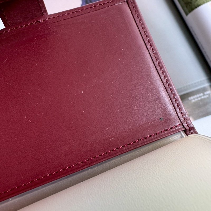 😍明星小卡收藏 拍立得相簿 Cartier 暗紅色扣式卡套-11