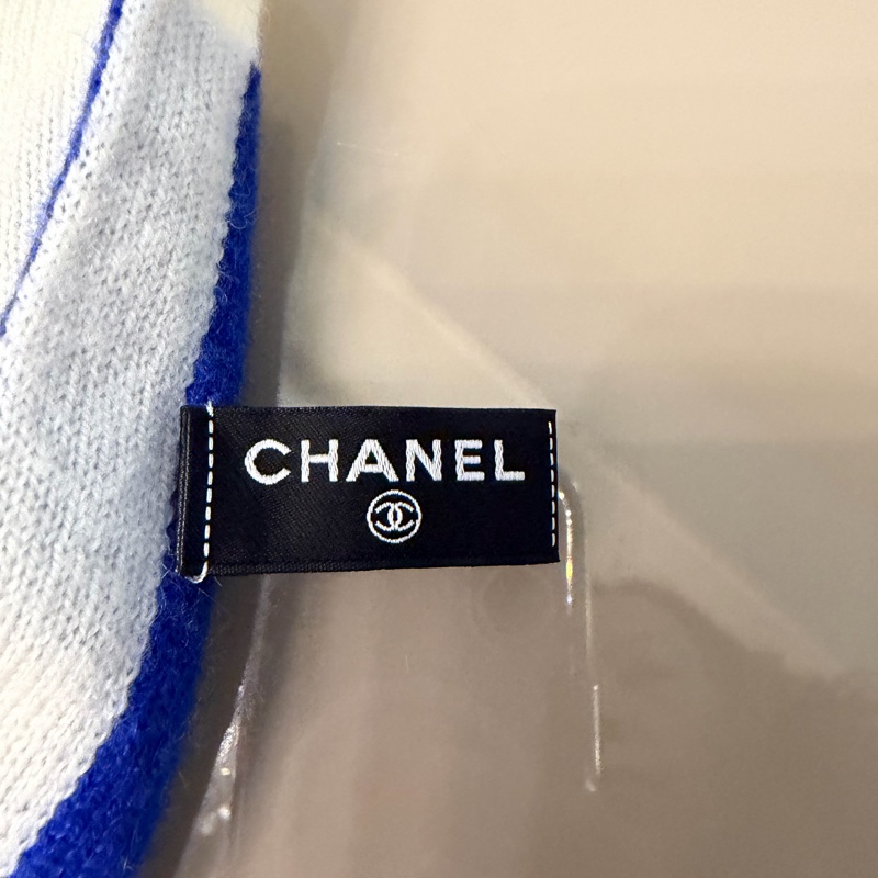 Chanel 100%cashmere雙層加厚長圍巾-4
