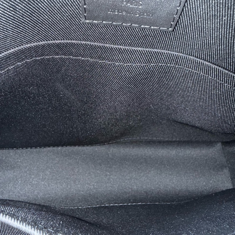 路易威登/Louis Vuitton  深藍色 棋盤格純皮款 有芯片壓紋logo 斜挎單肩包 25.0x 22.0x 7.0 cm-7