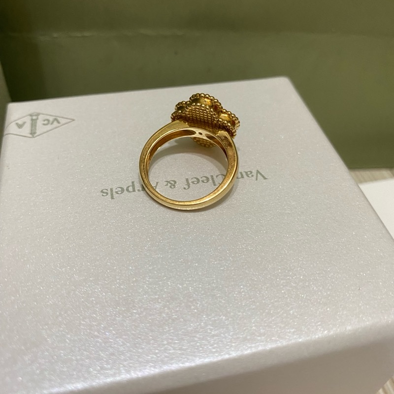 VCA 白貝母戒指#52號-4