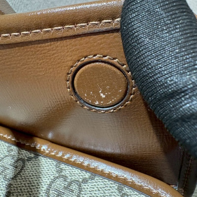Gucci  Horsebit1955 手提斜背兩用包-12
