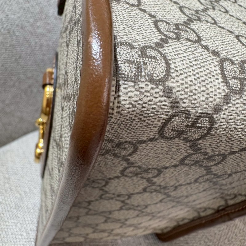 Gucci  Horsebit1955 手提斜背兩用包-15