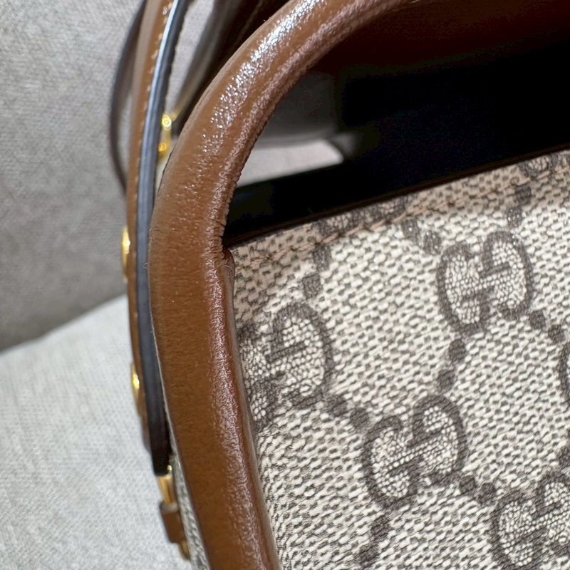 Gucci  Horsebit1955 手提斜背兩用包-17