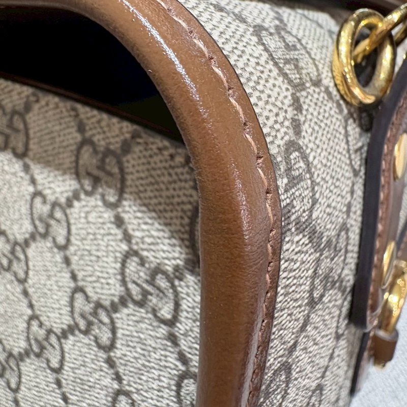 Gucci  Horsebit1955 手提斜背兩用包-19
