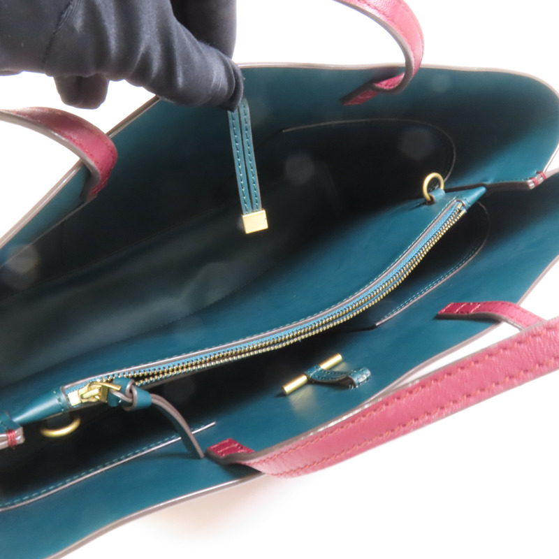 Tory Burch 牛皮皮革2 Way Shoulder金扣手挽肩背兩用袋-5