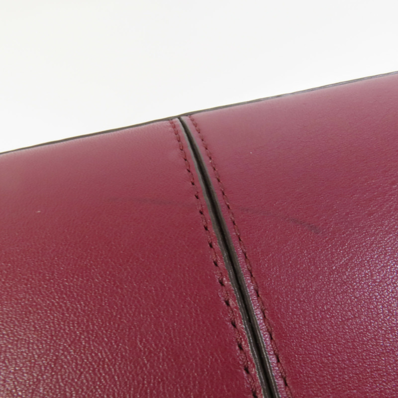 Tory Burch 牛皮皮革2 Way Shoulder金扣手挽肩背兩用袋-17