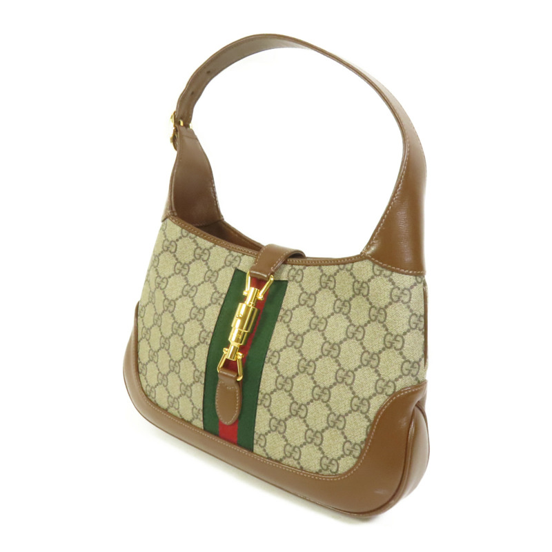 GUCCI 帆布Jackie 1961 Small金扣肩背袋-2