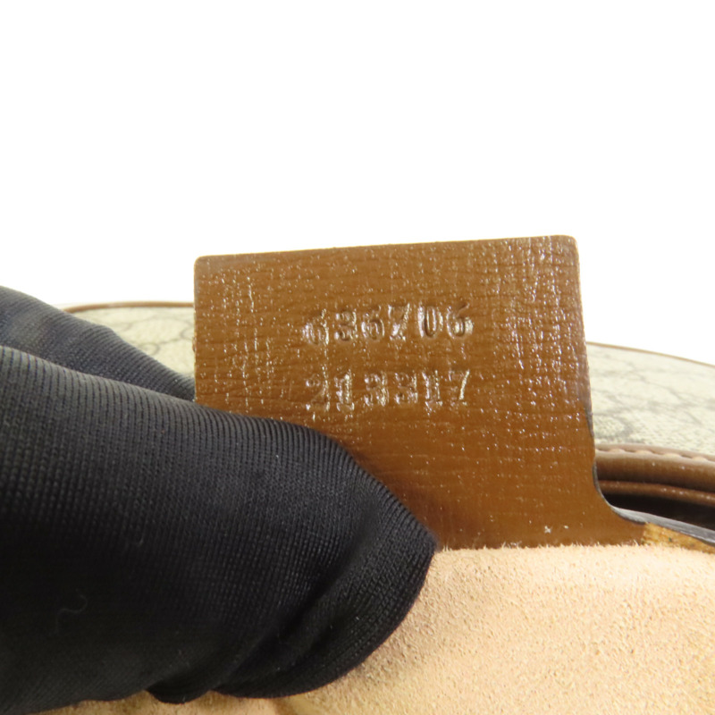 GUCCI 帆布Jackie 1961 Small金扣肩背袋-8