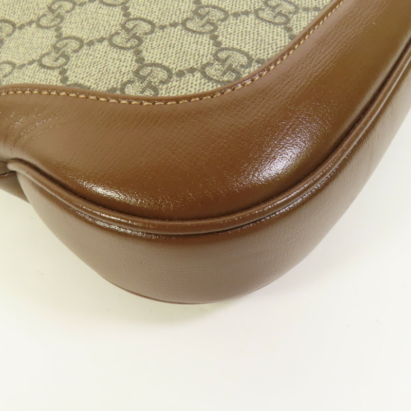 GUCCI 帆布Jackie 1961 Small金扣肩背袋-11