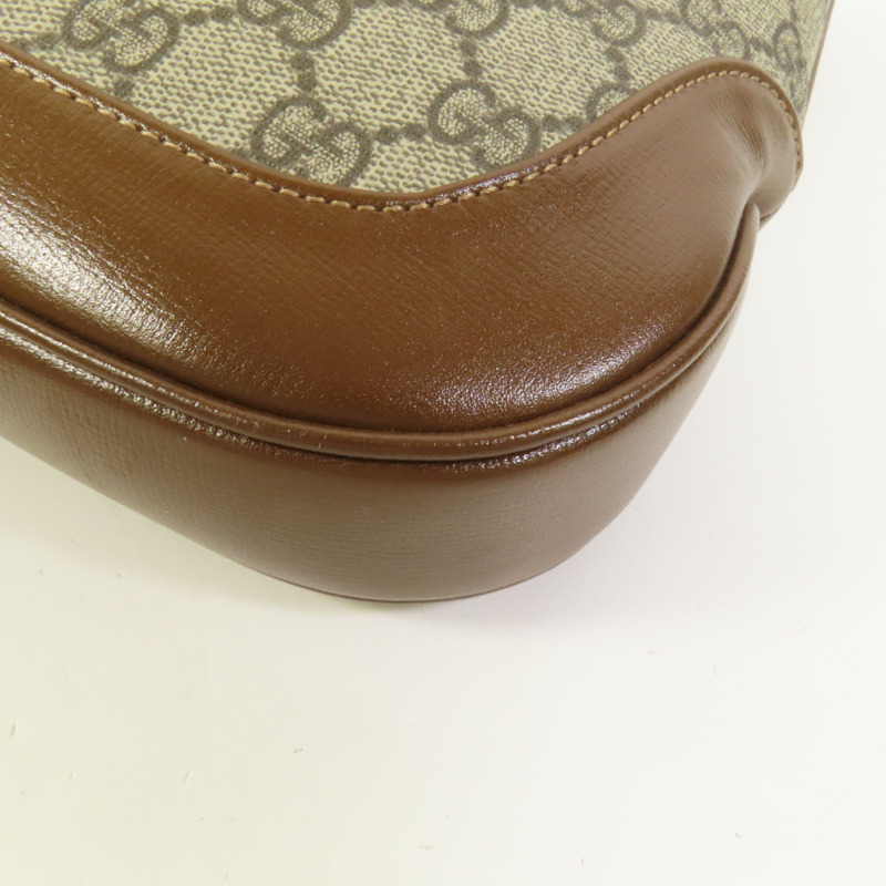 GUCCI 帆布Jackie 1961 Small金扣肩背袋-13