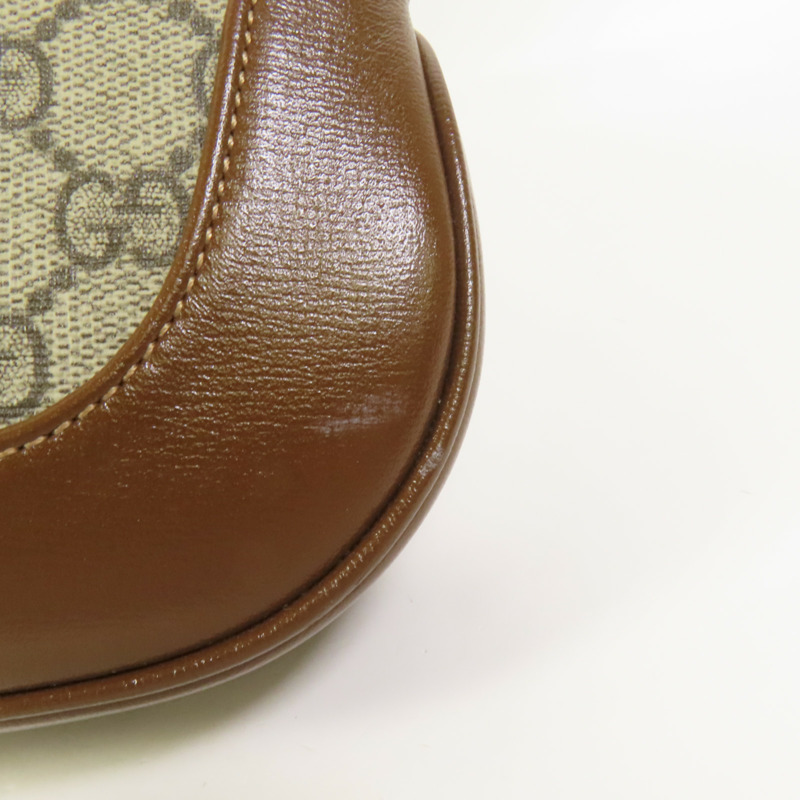 GUCCI 帆布Jackie 1961 Small金扣肩背袋-14