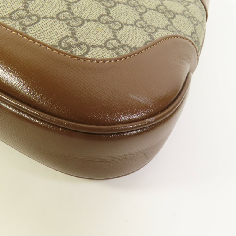 GUCCI 帆布Jackie 1961 Small金扣肩背袋-17