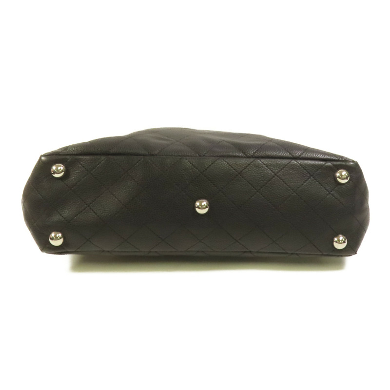 CHANEL 牛皮皮革Shoulder Bag銀扣鏈帶肩背袋-3