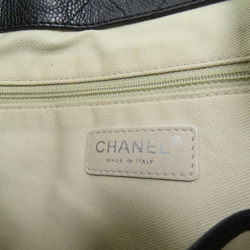 CHANEL 牛皮皮革Shoulder Bag銀扣鏈帶肩背袋-7