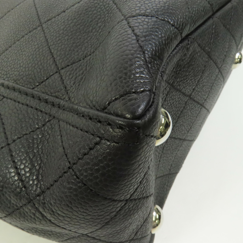 CHANEL 牛皮皮革Shoulder Bag銀扣鏈帶肩背袋-12