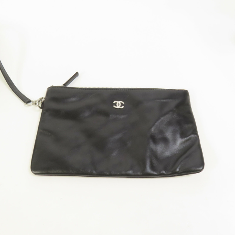 CHANEL 牛皮皮革Chanel 22 Small銀扣鏈帶肩背袋-8