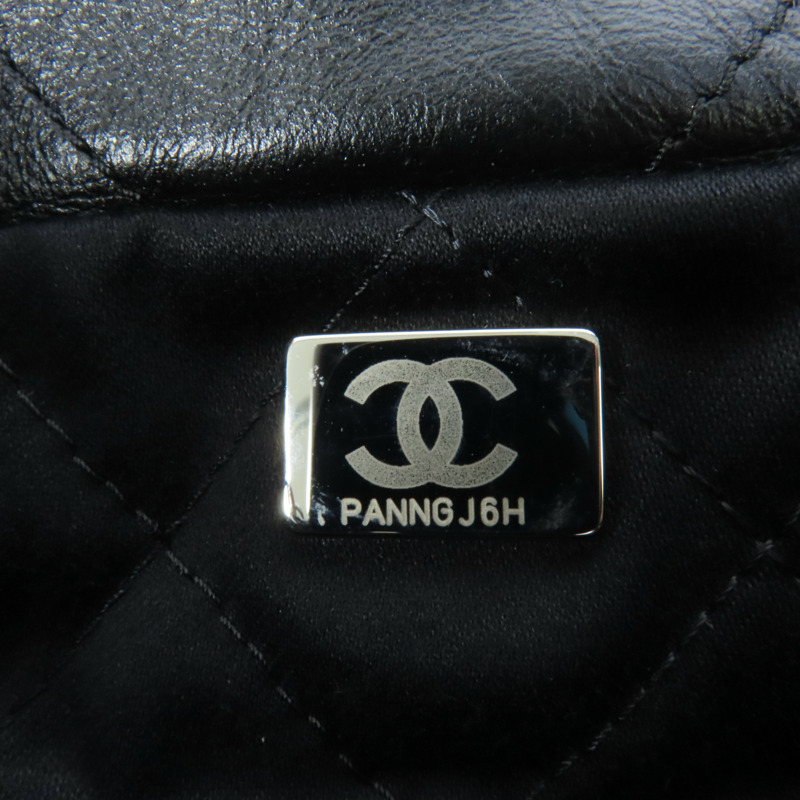 CHANEL 牛皮皮革Chanel 22 Small銀扣鏈帶肩背袋-9