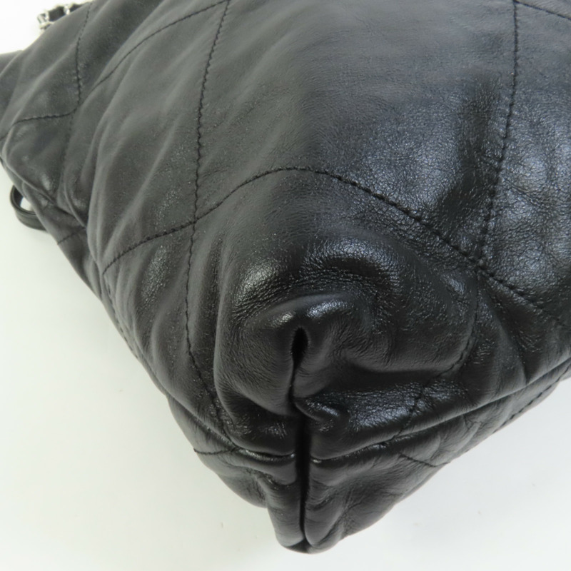 CHANEL 牛皮皮革Chanel 22 Small銀扣鏈帶肩背袋-15