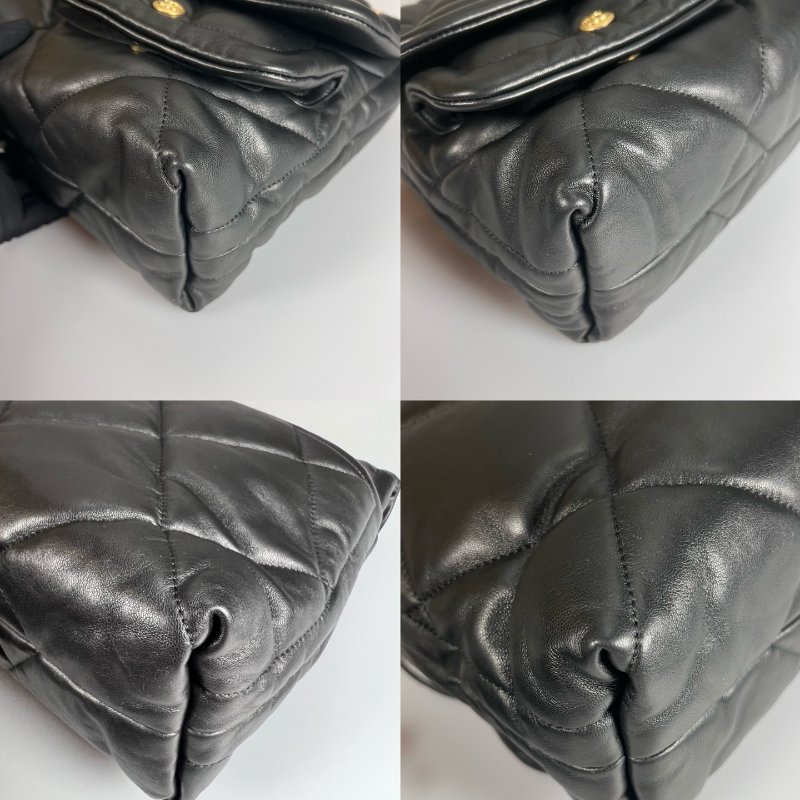 CHANEL HOBO嬉皮包 小牛皮黑 AS5727/晶片款-15