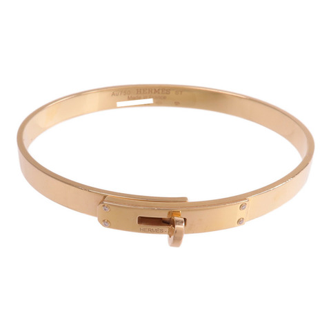 HERMES 18K玫瑰金Kelly Bracelet手鐲