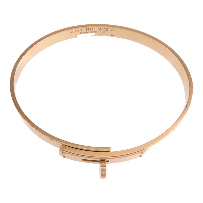 HERMES 18K玫瑰金Kelly Bracelet手鐲-3