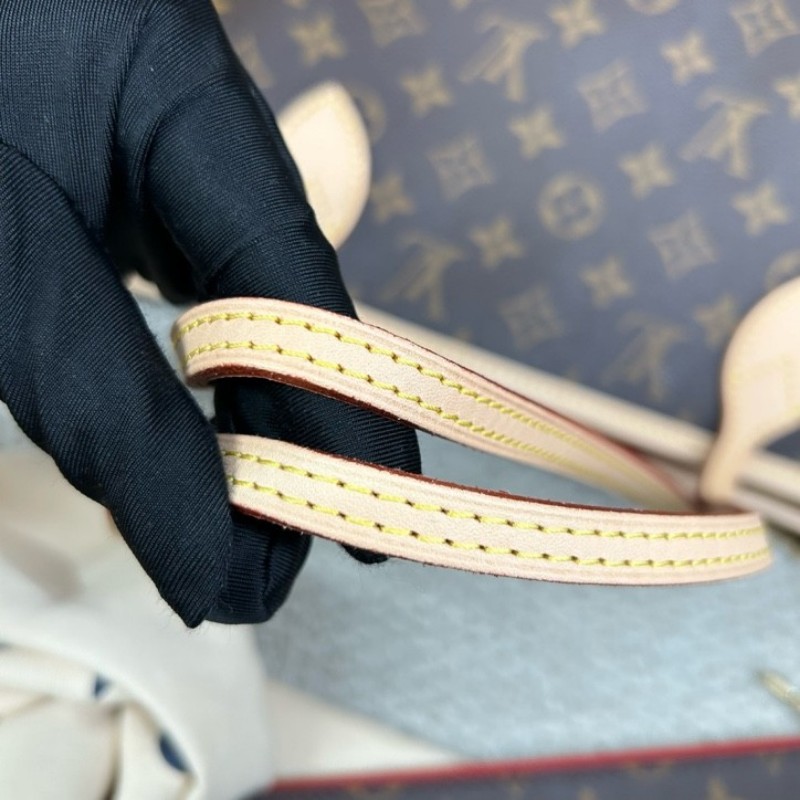 LV路易威登neverfull老花購物袋子母包 經典老花滿印 紅色內裡 手拎單肩腋下包 萬年經典款 實用大容量 日常出街旅遊度假都Ok-19