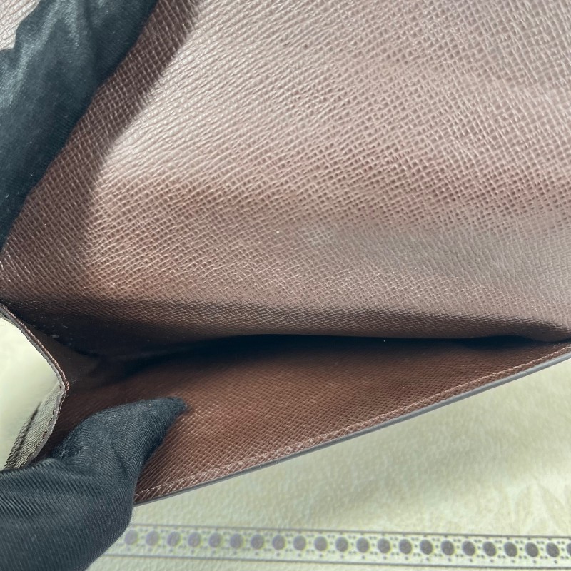 LV路易威登 棋盤格對折錢包 內裡卡位多 可放現金 有隔層 小巧便攜-16