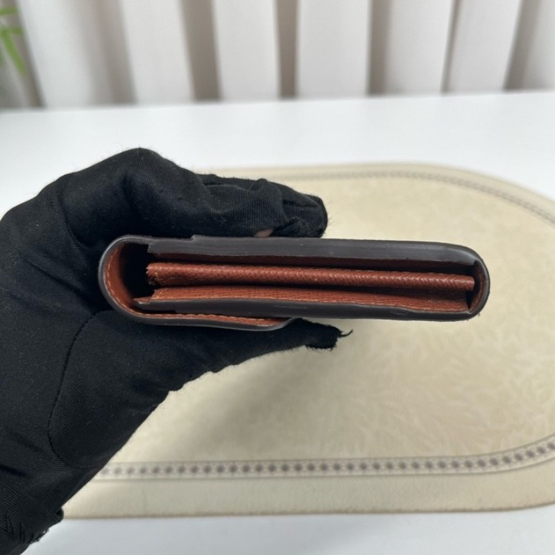 LV路易威登 經典老花搭配豆豆長款信封錢包 內裡整潔 卡位多 容量大-9