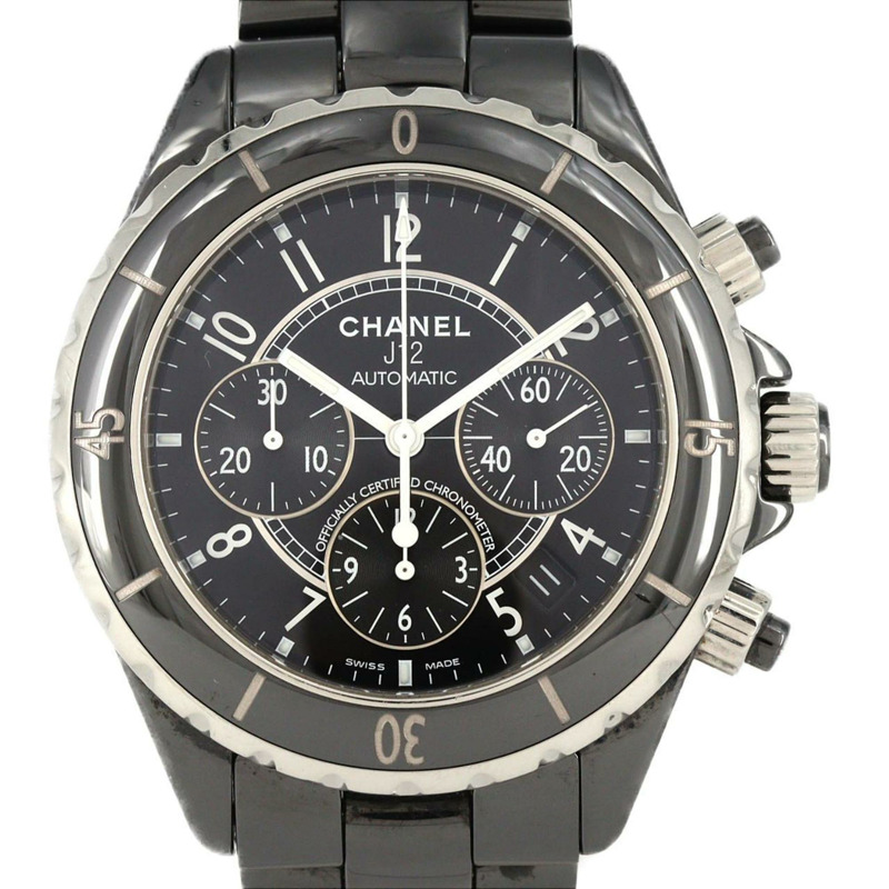香奈兒 J12 計時陶瓷 H0940 自動腕錶-0