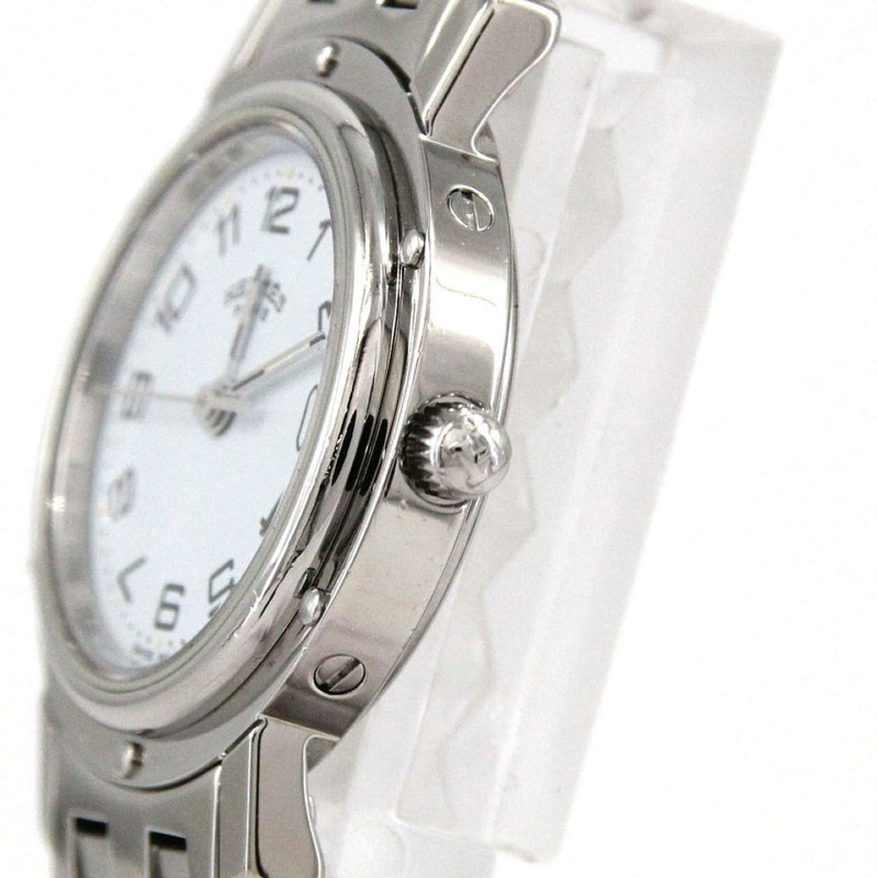 愛馬仕 Clipper CL4.210 不鏽鋼石英錶-4