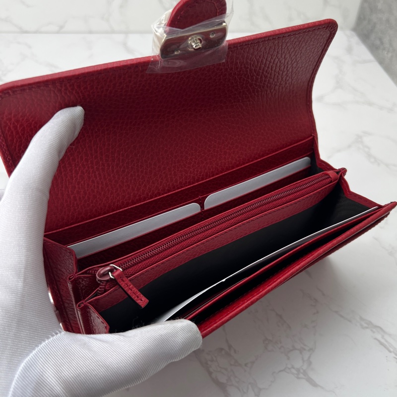 香緹國際精品 906 Gucci 雙G長夾 #閒置 #盒裝完整-3