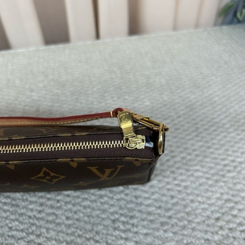 wwh bj LV路易威登老花大麻將包腋下包 經典時尚 老花圖案永不過時 肩背手提皆可 輕鬆搭配各種風格-13